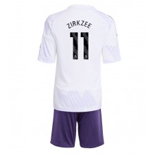 Manchester United Joshua Zirkzee #11 Bortedraktsett Barn 2025-26 Kortermet (+ korte bukser)